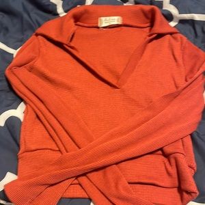 Burnt Orange Altar’d State Crop Top